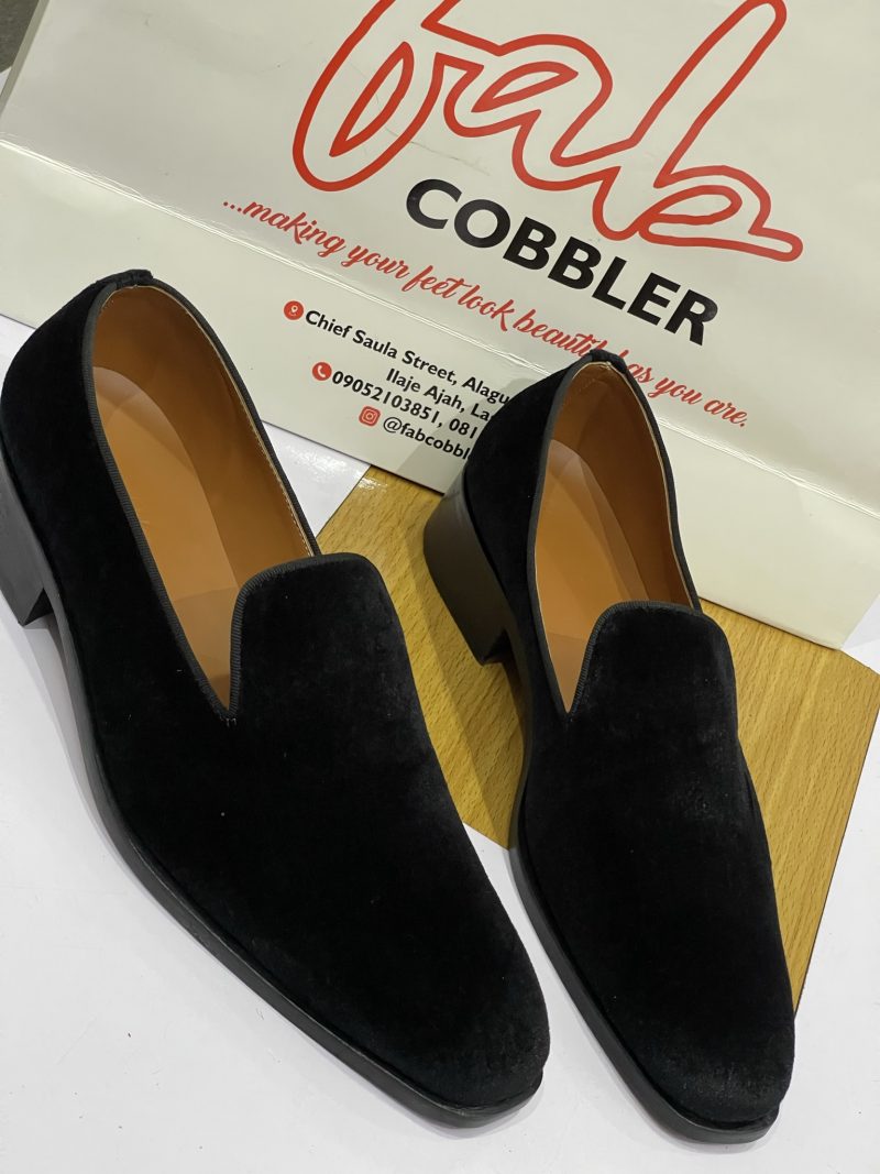 Black Handy Loafers(Velvet) - Image 5